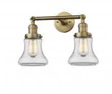 Innovations Lighting 208-BB-G192 - Bellmont - 2 Light - 17 inch - Brushed Brass - Bath Vanity Light