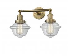 Innovations Lighting 208-BB-G532 - Oxford - 2 Light - 17 inch - Brushed Brass - Bath Vanity Light