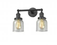  208-OB-G54 - Bell - 2 Light - 16 inch - Oil Rubbed Bronze - Bath Vanity Light