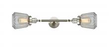  208L-SN-G142-LED - Chatham - 2 Light - 7 inch - Brushed Satin Nickel - Bath Vanity Light