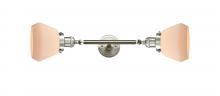  208L-SN-G171-LED - Fulton - 2 Light - 7 inch - Brushed Satin Nickel - Bath Vanity Light