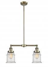 Innovations Lighting 209-AB-G184 - Canton - 2 Light - 21 inch - Antique Brass - Stem Hung - Island Light