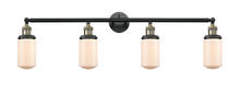 Innovations Lighting 215-BAB-G311 - Dover - 4 Light - 43 inch - Black Antique Brass - Bath Vanity Light
