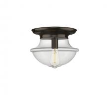  221-1F-OB-G542 - Oxford - 1 Light - 14 inch - Oil Rubbed Bronze - Flush Mount