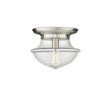  221-1F-SN-G542 - Oxford - 1 Light - 14 inch - Satin Nickel - Flush Mount