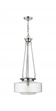  221-1P-PC-G692-16 - Bridgeton - 1 Light - 16 inch - Polished Chrome - Chain Hung - Pendant