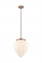  221-1S-AC-G661-12 - Beacon - 1 Light - 16 inch - Antique Copper - Cord hung - Pendant