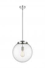  221-1S-PC-G202-14 - Beacon - 1 Light - 16 inch - Polished Chrome - Cord hung - Pendant