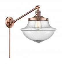 Innovations Lighting 237-AC-G544 - Oxford - 1 Light - 12 inch - Antique Copper - Swing Arm