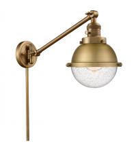  237-BB-HFS-64-BB - Hampden - 1 Light - 7 inch - Brushed Brass - Swing Arm