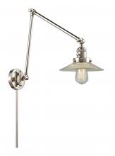  238-PN-G2 - Halophane - 1 Light - 9 inch - Polished Nickel - Swing Arm