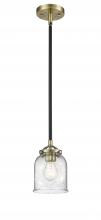  284-1S-BAB-G54 - Bell - 1 Light - 5 inch - Black Antique Brass - Cord hung - Mini Pendant