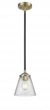  284-1S-BAB-G62 - Cone - 1 Light - 6 inch - Black Antique Brass - Cord hung - Mini Pendant