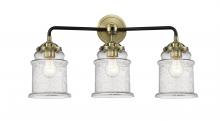  284-3W-BAB-G184 - Canton - 3 Light - 24 inch - Black Antique Brass - Bath Vanity Light