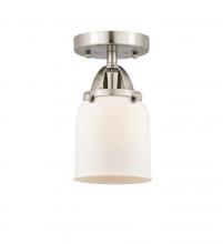  288-1C-SN-G51 - Bell - 1 Light - 5 inch - Brushed Satin Nickel - Semi-Flush Mount