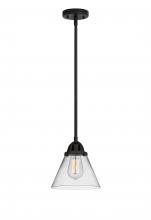  288-1S-BK-G42 - Cone - 1 Light - 8 inch - Matte Black - Cord hung - Mini Pendant