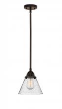  288-1S-OB-G44 - Cone - 1 Light - 8 inch - Oil Rubbed Bronze - Cord hung - Mini Pendant