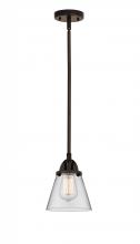  288-1S-OB-G62 - Cone - 1 Light - 6 inch - Oil Rubbed Bronze - Cord hung - Mini Pendant