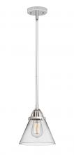  288-1S-PC-G42 - Cone - 1 Light - 8 inch - Polished Chrome - Cord hung - Mini Pendant