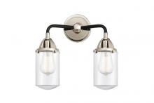  288-2W-BPN-G312 - Dover - 2 Light - 13 inch - Black Polished Nickel - Bath Vanity Light