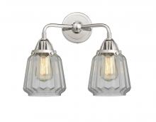 Innovations Lighting 288-2W-PC-G142 - Chatham - 2 Light - 14 inch - Polished Chrome - Bath Vanity Light