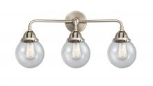  288-3W-SN-G204-6 - Beacon - 3 Light - 24 inch - Brushed Satin Nickel - Bath Vanity Light