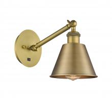  317-1W-BB-M8 - Smithfield - 1 Light - 7 inch - Brushed Brass - Sconce