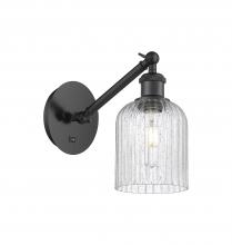  317-1W-BK-G559-5SDY - Bridal Veil - 1 Light - 5 inch - Matte Black - Sconce