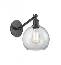  317-1W-OB-G122-8 - Athens - 1 Light - 8 inch - Oil Rubbed Bronze - Sconce