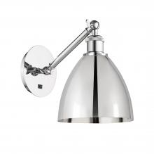  317-1W-PC-MBD-75-PC - Bristol - 1 Light - 8 inch - Polished Chrome - Sconce