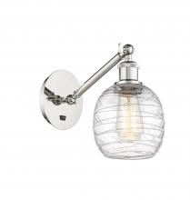  317-1W-PN-G1013 - Belfast - 1 Light - 6 inch - Polished Nickel - Sconce