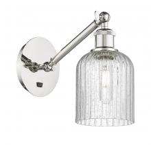  317-1W-PN-G559-5SDY - Bridal Veil - 1 Light - 5 inch - Polished Nickel - Sconce