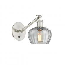 Innovations Lighting 317-1W-SN-G92 - Fenton - 1 Light - 7 inch - Brushed Satin Nickel - Adjustable Sconce