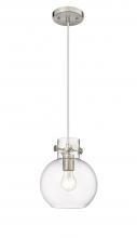  410-1PS-SN-G410-8CL - Newton Sphere - 1 Light - 8 inch - Brushed Satin Nickel - Cord hung - Pendant