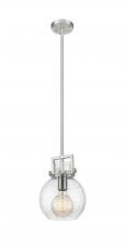  411-1SS-SN-G410-8SDY - Newton Sphere - 1 Light - 8 inch - Satin Nickel - Mini Pendant