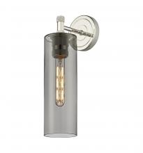 Innovations Lighting 434-1W-PN-G434-12SM - Crown Point - 1 Light - 5 inch - Polished Nickel - Sconce