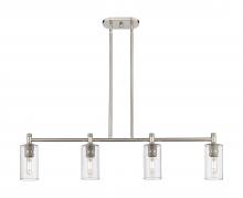  434-4I-SN-G434-7SDY - Crown Point - 4 Light - 44 inch - Satin Nickel - Island Light