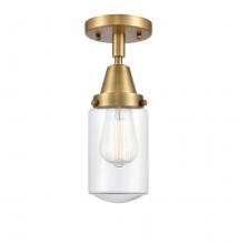  447-1C-BB-G312 - Dover - 1 Light - 5 inch - Brushed Brass - Flush Mount