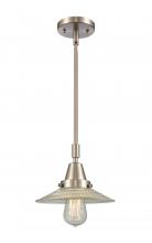  447-1S-SN-G2 - Halophane - 1 Light - 9 inch - Brushed Satin Nickel - Mini Pendant