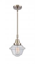  447-1S-SN-G534 - Oxford - 1 Light - 8 inch - Brushed Satin Nickel - Mini Pendant