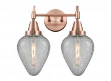  447-2W-AC-G165 - Geneseo - 2 Light - 16 inch - Antique Copper - Bath Vanity Light