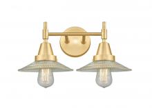  447-2W-SG-G2 - Halophane - 2 Light - 18 inch - Satin Gold - Bath Vanity Light