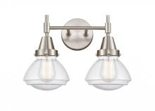  447-2W-SN-G324 - Olean - 2 Light - 16 inch - Satin Nickel - Bath Vanity Light