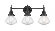 Innovations Lighting 447-3W-BK-G324 - Olean - 3 Light - 25 inch - Matte Black - Bath Vanity Light