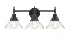 Innovations Lighting 447-3W-BK-G4472 - Caden - 3 Light - 26 inch - Matte Black - Bath Vanity Light