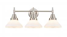  447-3W-SN-W-LED - Caden - 3 Light - 26 inch - Satin Nickel - Bath Vanity Light