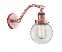 Innovations Lighting 515-1W-AC-G202-6 - Beacon - 1 Light - 6 inch - Antique Copper - Sconce
