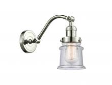 Innovations Lighting 515-1W-PN-G184S - Canton - 1 Light - 7 inch - Polished Nickel - Sconce
