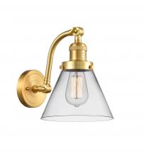  515-1W-SG-G42 - Cone - 1 Light - 8 inch - Satin Gold - Sconce