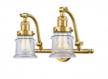 Innovations Lighting 515-2W-SG-G182S - Canton - 2 Light - 18 inch - Satin Gold - Bath Vanity Light